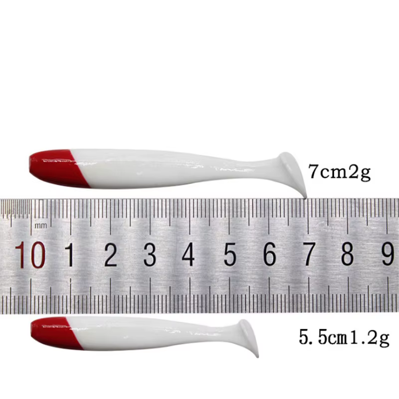 Señuelo Swimbait de Silicona Doble Color para Carpa y Lubina - imagen 5