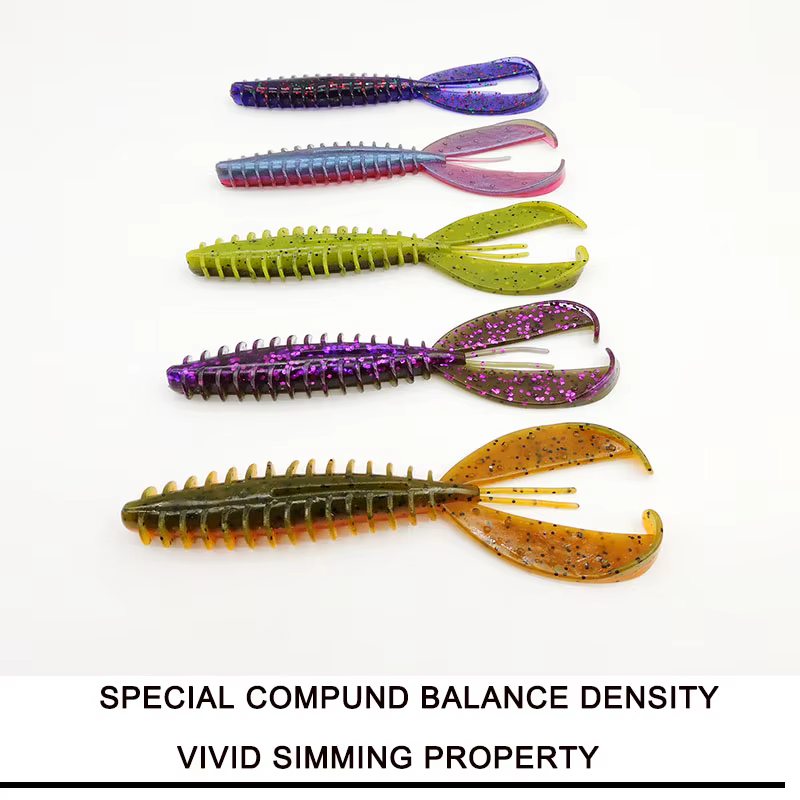 Crawler blando Chunk Craw ESFISHING 110mm hundimiento para bass - imagen 3