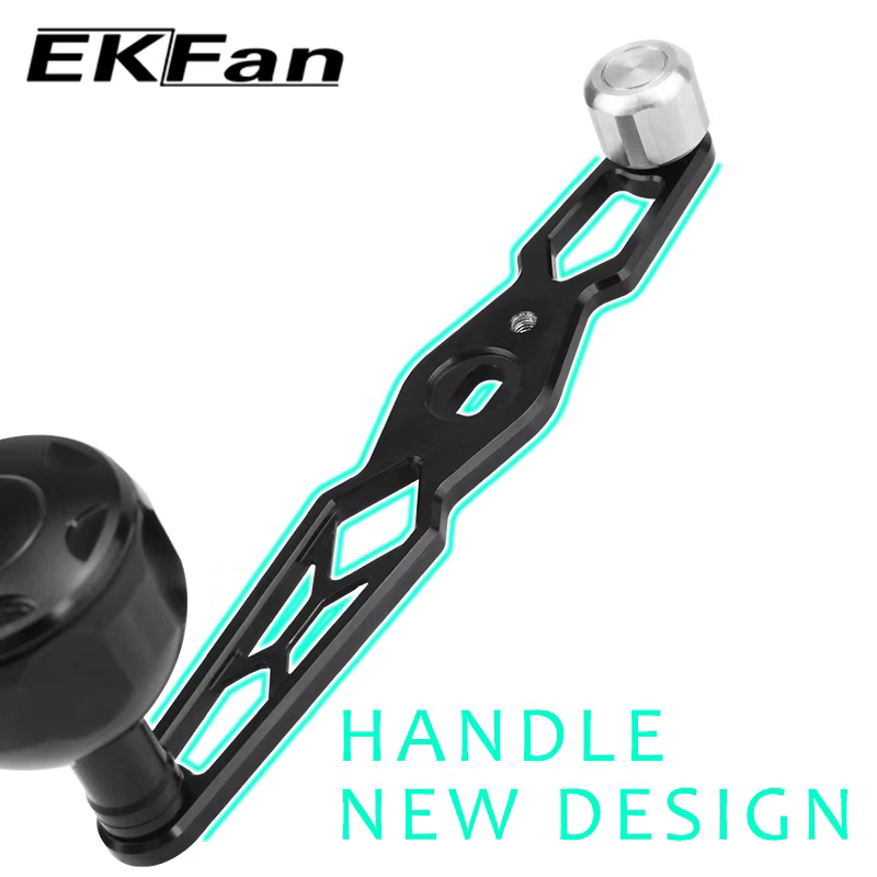 Ekfan Mango de pesca con perilla ergonómica para carrete Baitcast DAI - imagen 2