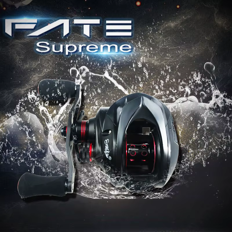 Carrete FATE Baitcasting 7.3:1 – Arrastre 8kg larga distancia - imagen 4
