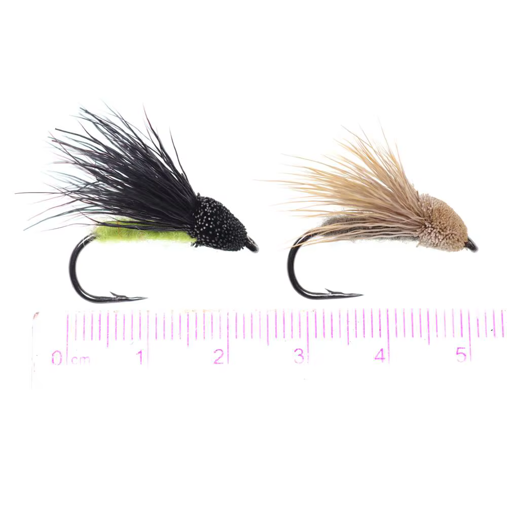 Bimoo #10 Mosca Cigarra Deer Hair – Flotante para lubina y trucha - imagen 3