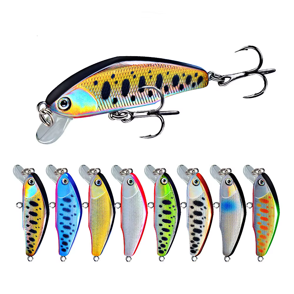 Crankbait pececillo 60mm ojos 3D – Señuelo hundimiento biónico - imagen 5