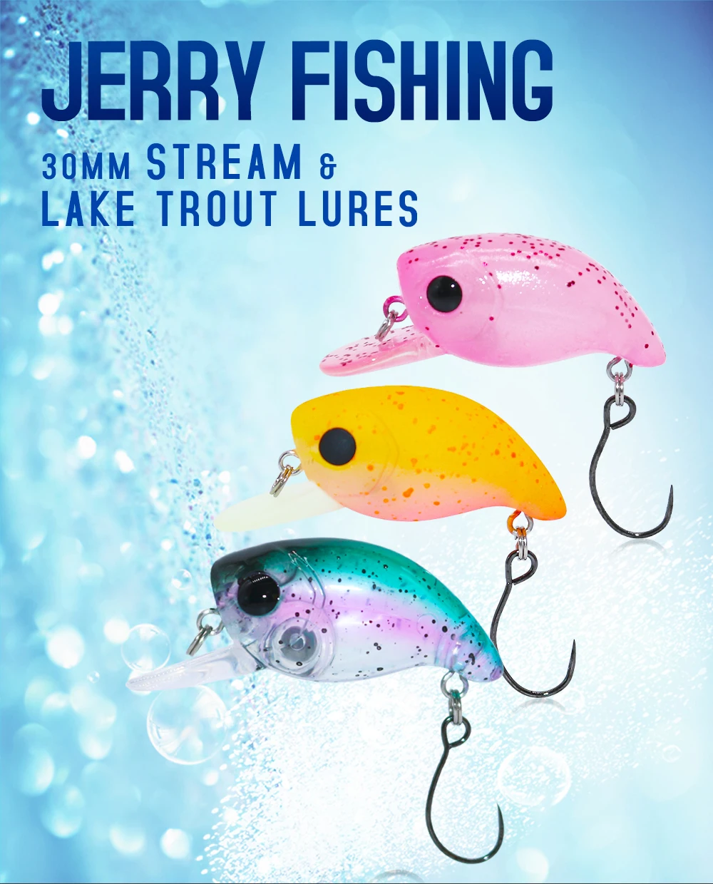 Señuelo flotante Jerry Tiptoe 3 cm