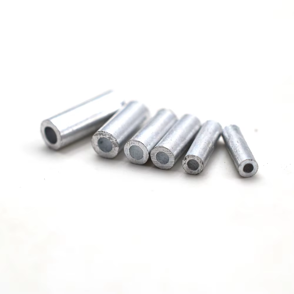 MNFT Tubo sedal aluminio con manguitos casquillos para líder de barco - imagen 2