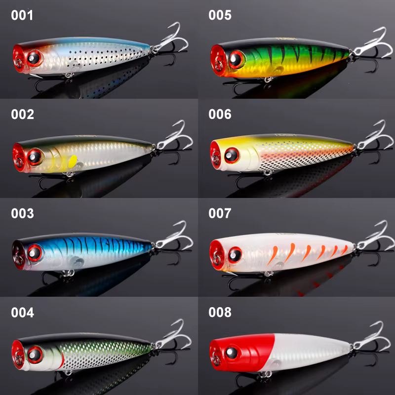 Señuelo Topwater Popper Noeby 105 mm – Largo Alcance para Agua Salada y Dulce - imagen 3
