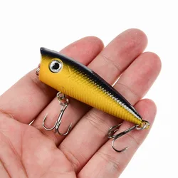 Señuelo duro popper topwater versátil para lubina, trucha y lucio