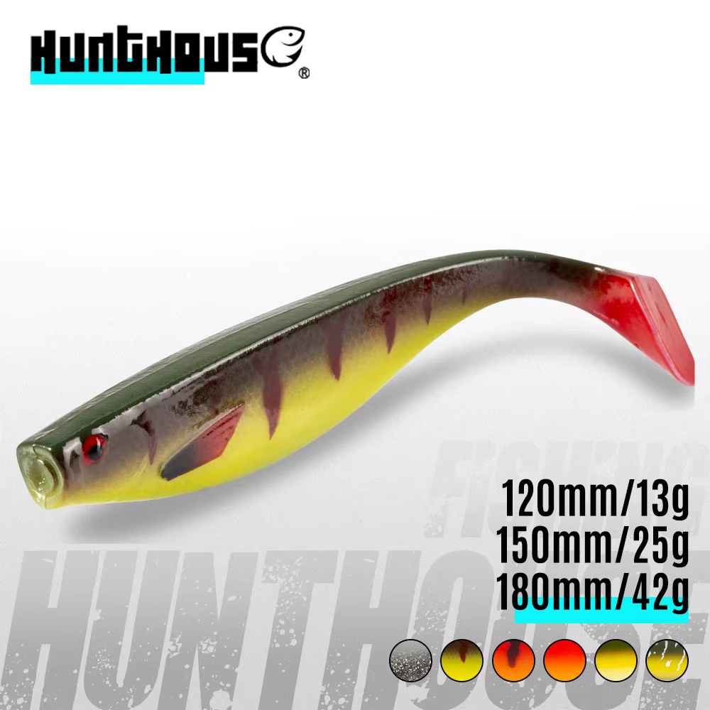 Fox Rage Pro Shad Hunthouse – Swimbait blando 120-180mm para Lucio