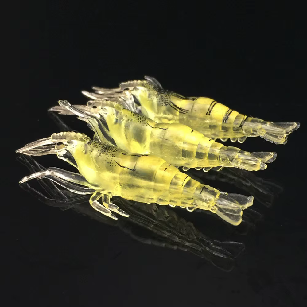 Vinilo camarón luminoso para pesca en agua salada y dulce - imagen 5