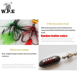 W.P.E. Señuelo Giratorio 18g para Carpa – Anzuelo Triple