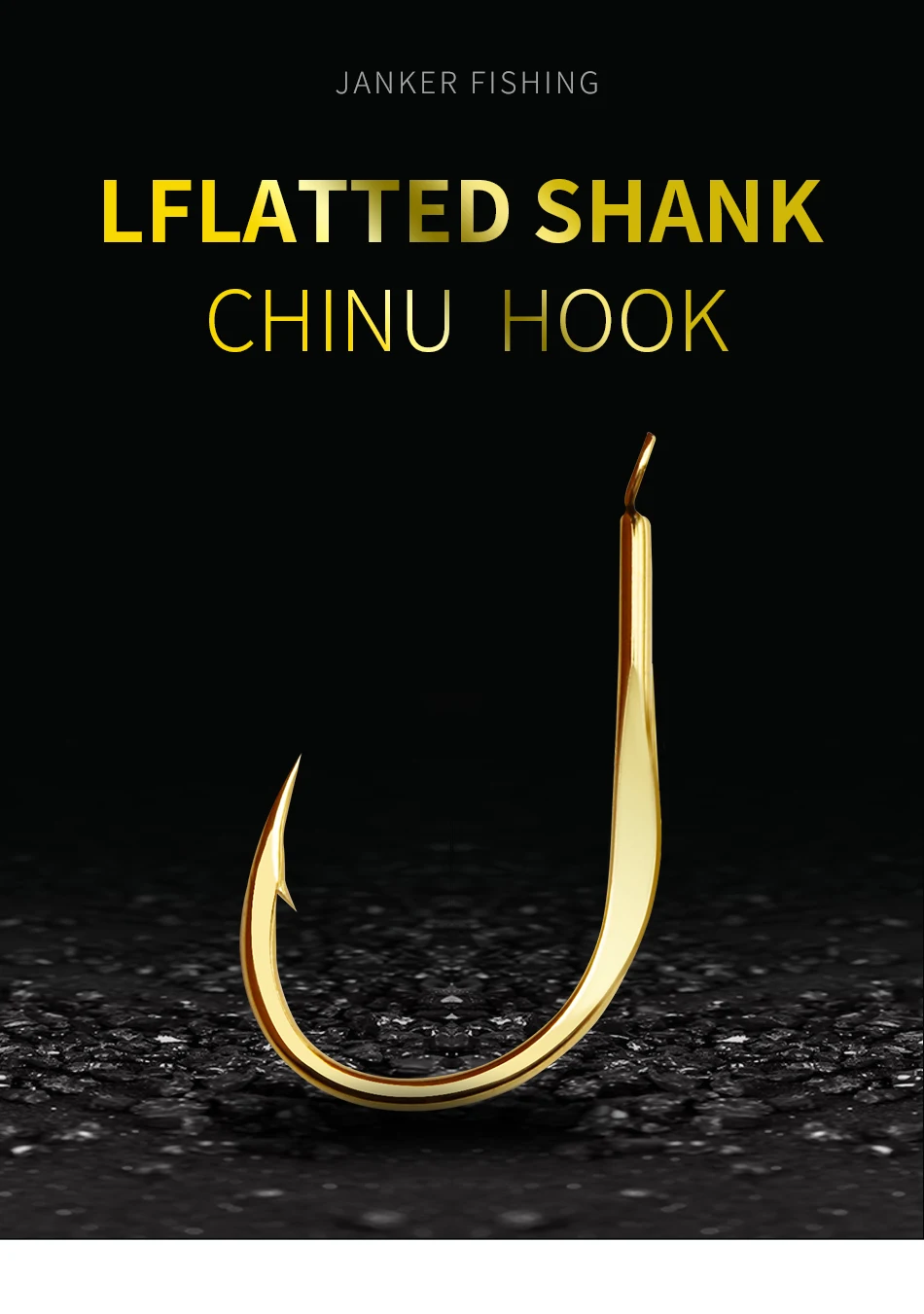 Anzuelos JK Extra afilados vista frontal