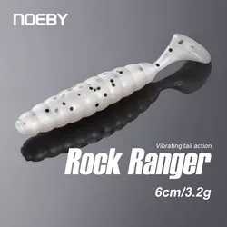 Cebo Grub NOEBY – Vinilo 6cm para lubina de mar