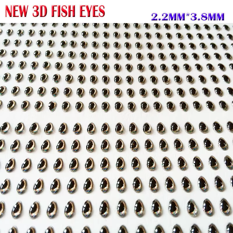 Ojos de pez 3D en diferentes tamaños