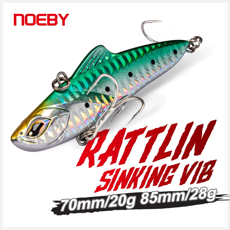Noeby Señuelos con Hoja Vibratoria y Crankbait Sin Labios - imagen 4