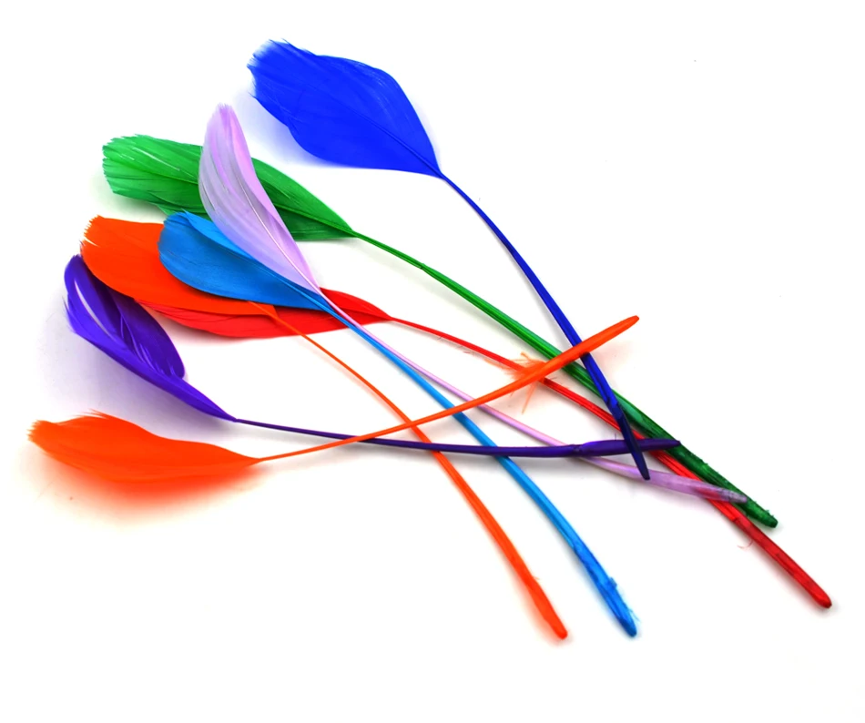 Plumas para alas y materiales de atado