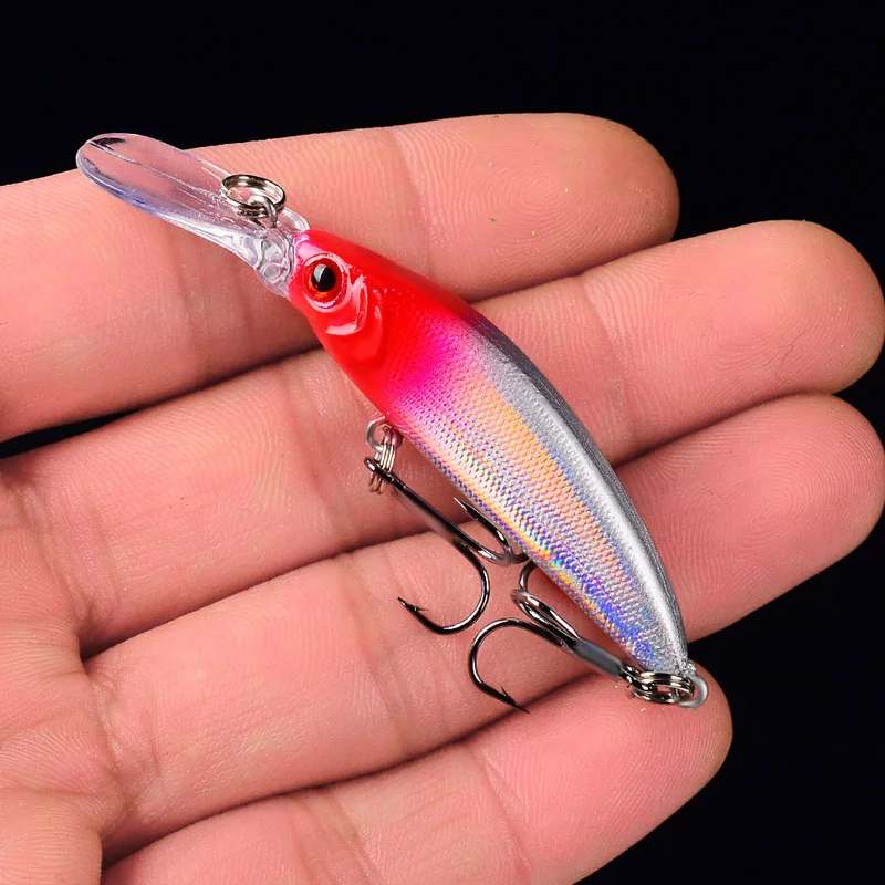 Señuelo de pesca minnow KMRESA con acabado realista