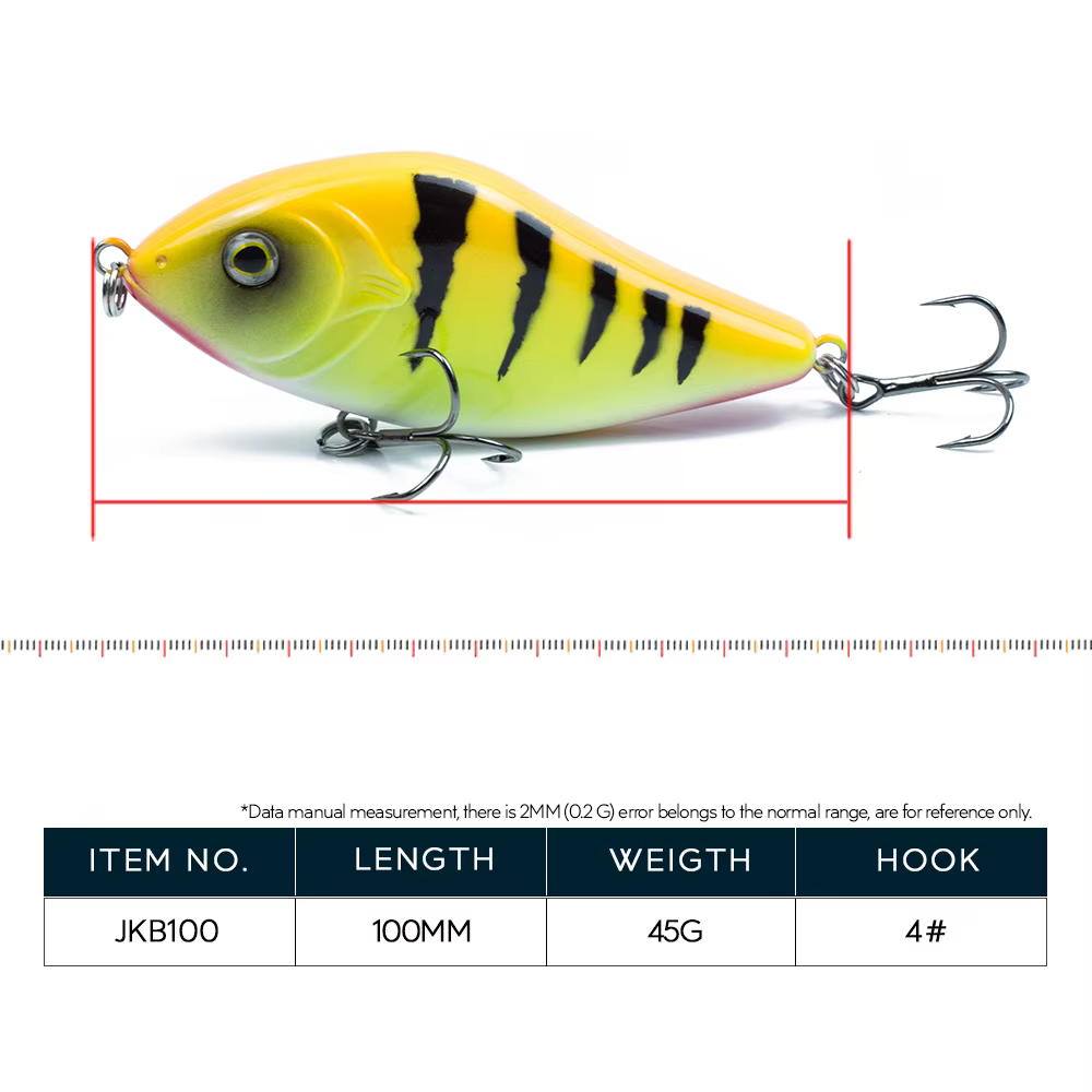 Hanlin Crankbait para lucio y musky – Hundimiento lento - imagen 5