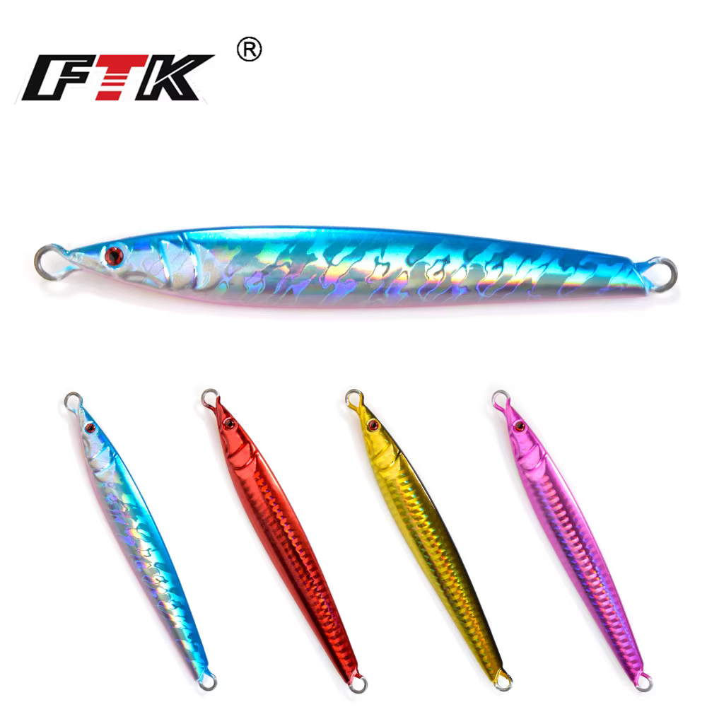 FTK Señuelo Jigging Luminoso de Metal para Lubina - imagen 4