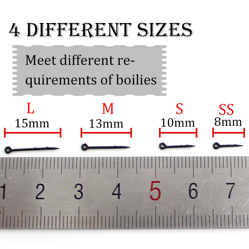 Pin Boilies transparente – Accesorio para pelo de carpa - imagen 5