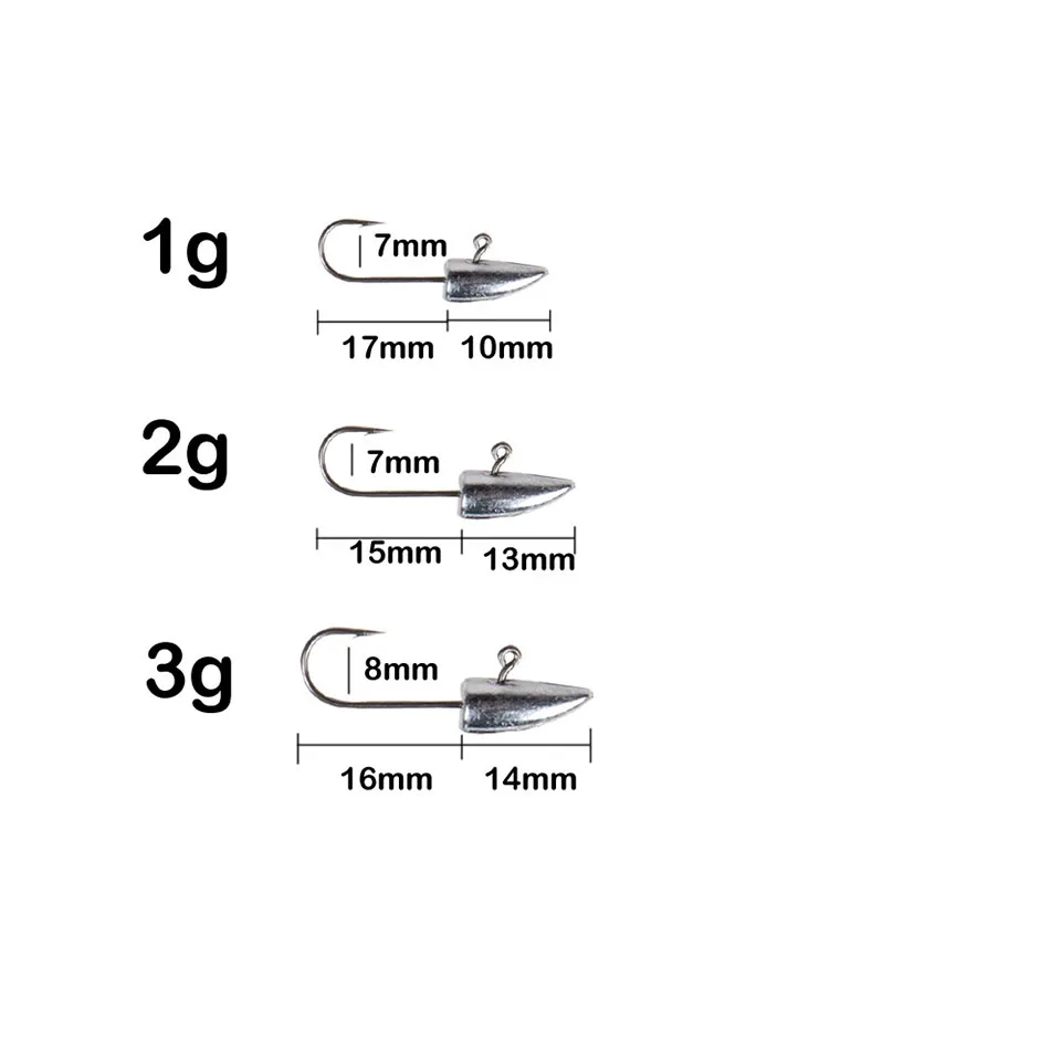 Jig head Walk Fish de 2g para trucha