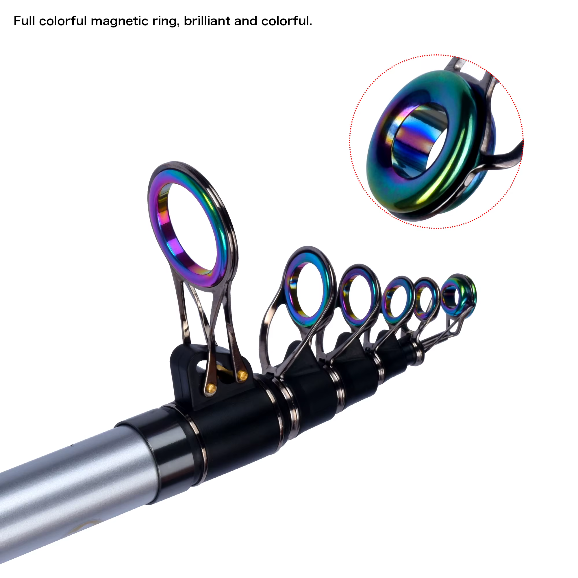 FELENHAI Caña Telescópica de Viaje Carbono 30T Surfcasting Giratoria - imagen 3