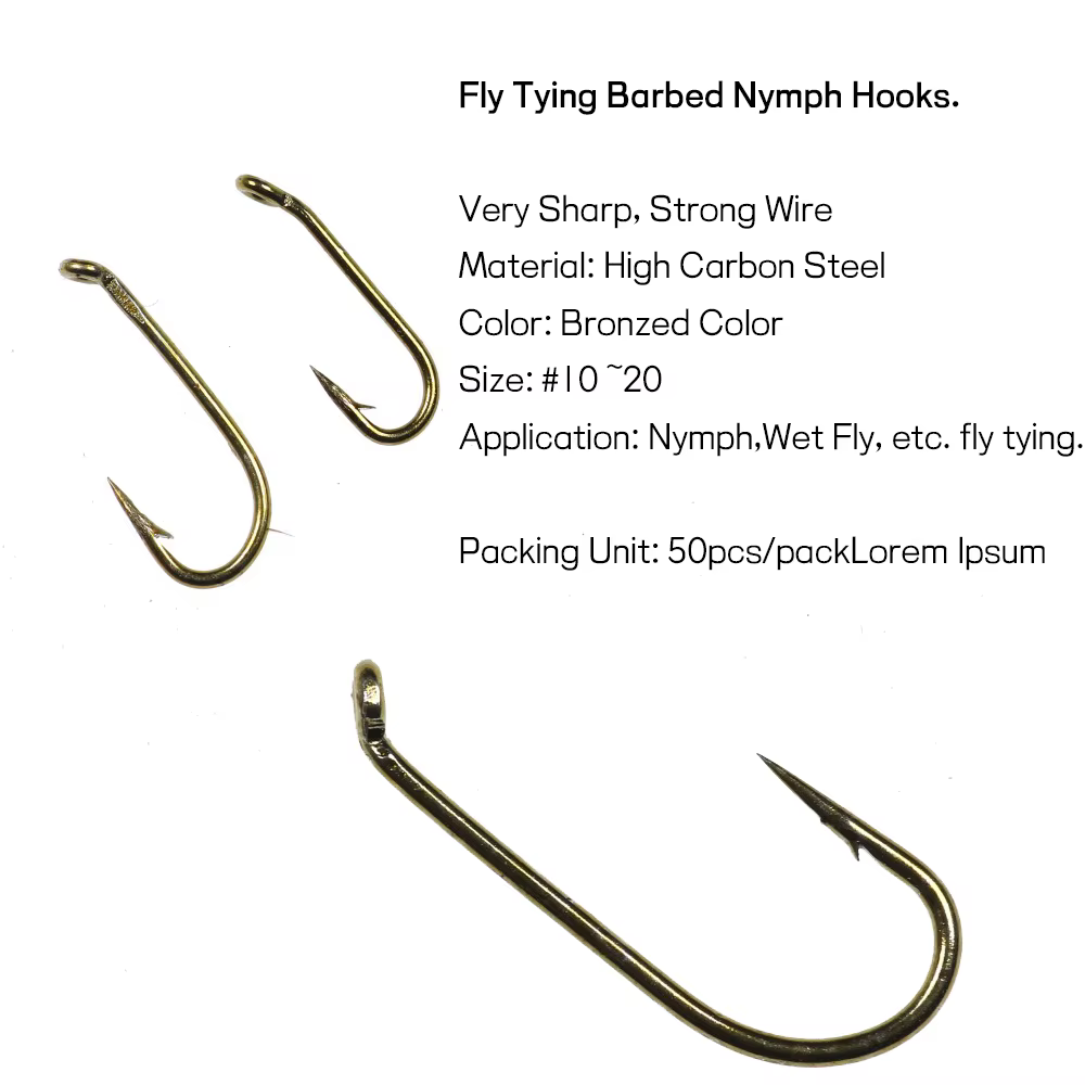 Anzuelo Ninfa con mosca para pesca Trout - imagen 4