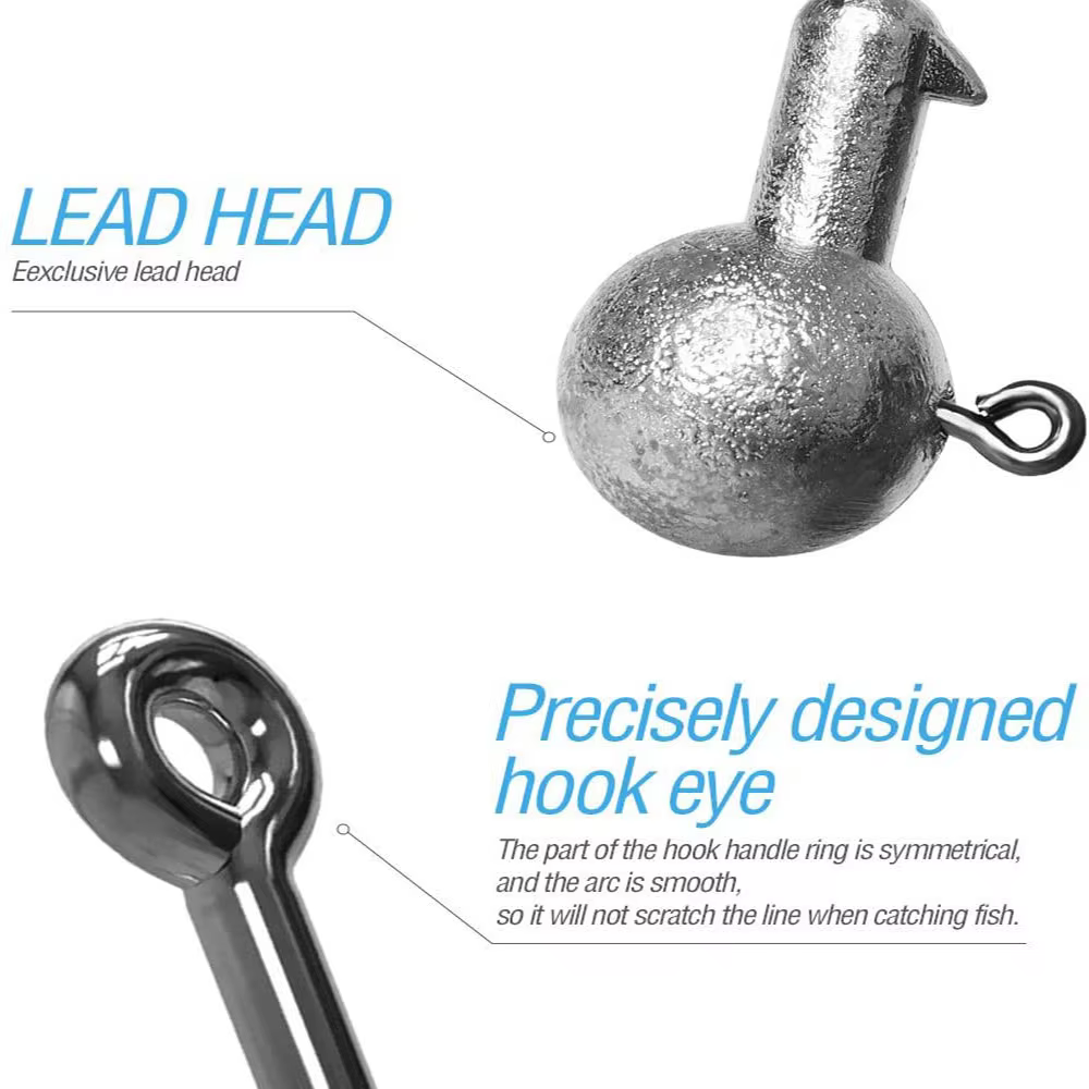 Anzuelos Jig Head peso pesado para pesca - imagen 2