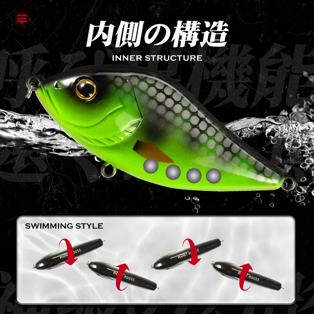 Hunthouse Stickbait Lápiz VIB – Señuelo superficie-running predator