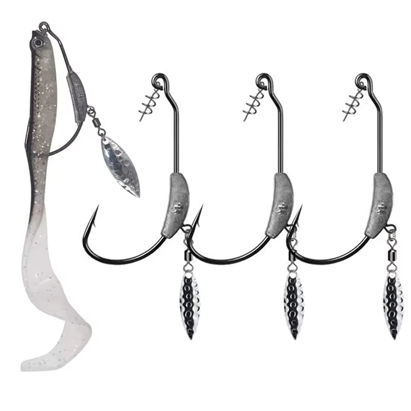 Anzuelo Swimbait hoja willow weighted 2-9g