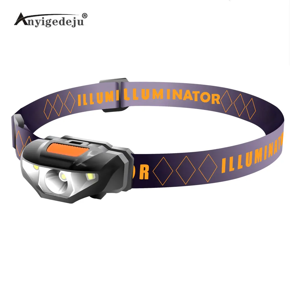 Linterna frontal led pesca impermeable ANYIGEDEJU – 3 modos - imagen 2