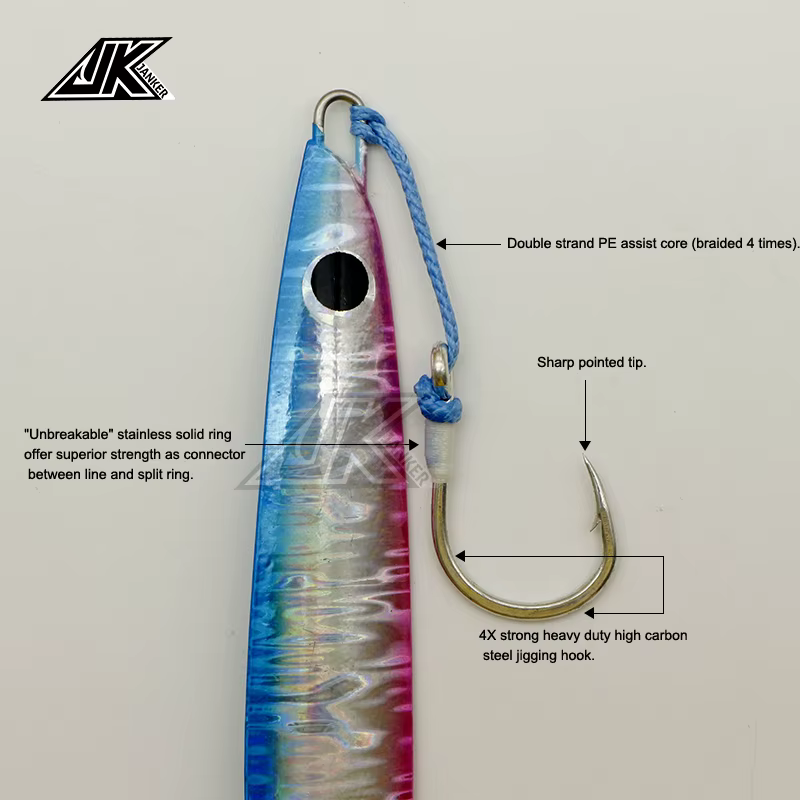 JK PAL-L 4X anzuelos circulares para pesca marina en agua salada - imagen 5
