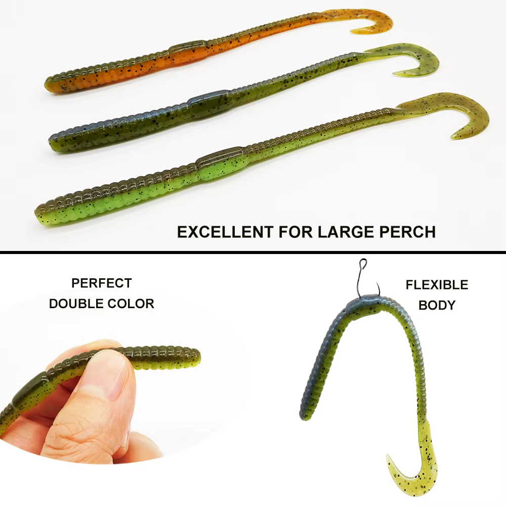ESFISHING Slim Worm Señuelo 140mm para Lubina, Lucio y Perca - imagen 2