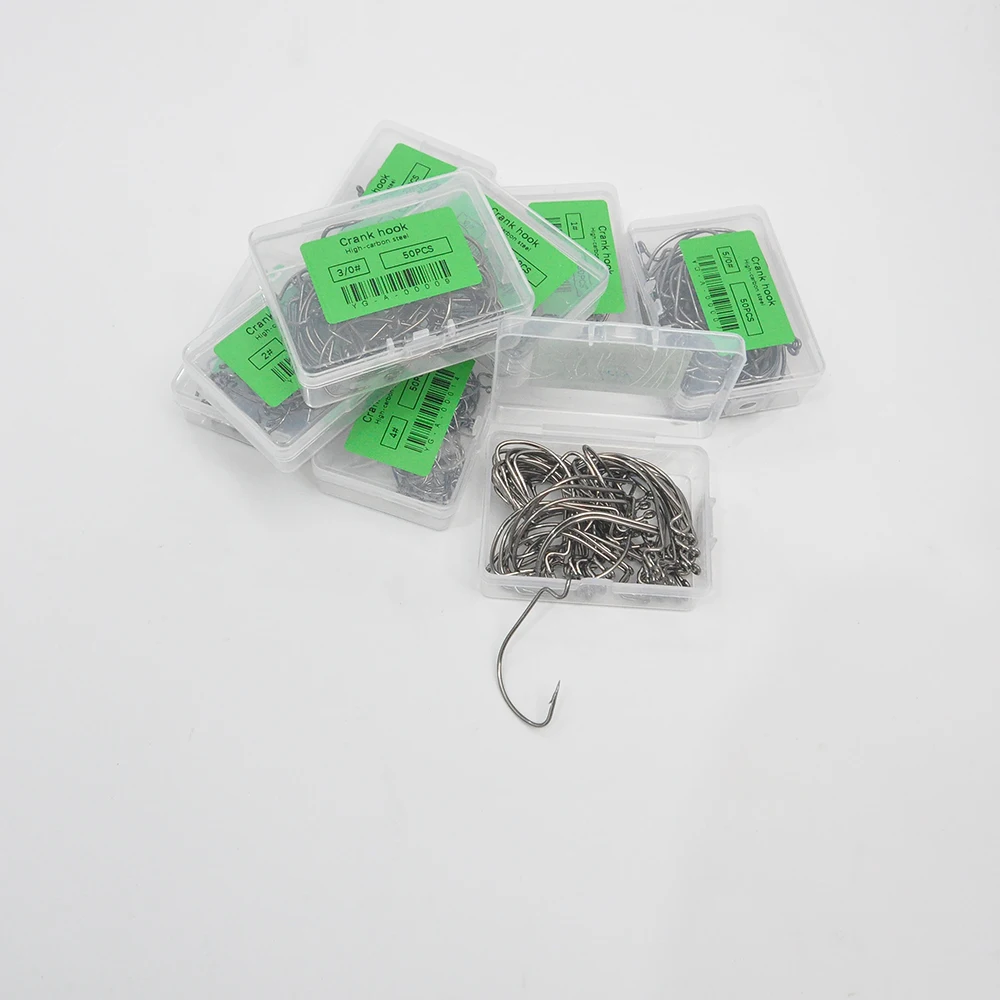 Anzuelos de compensación acero alto carbono 5/0 - #6 para pesca - imagen 5