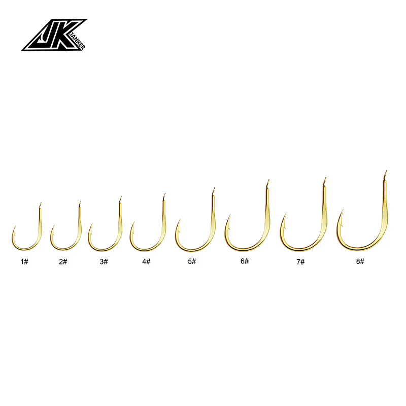 Iseama anzuelos planos dorados extra afilados – Pesca deportiva