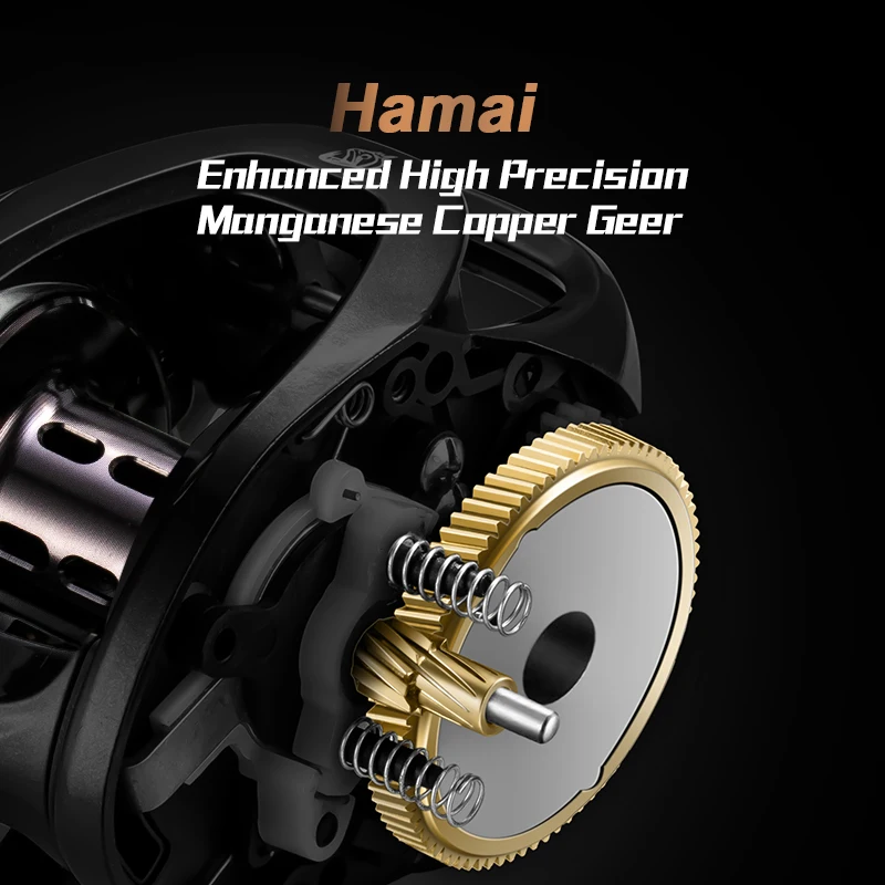 Remasystem HIAW200 Baitcaster 9,5Kg – Relación 5,4:1 – 11 rodamientos