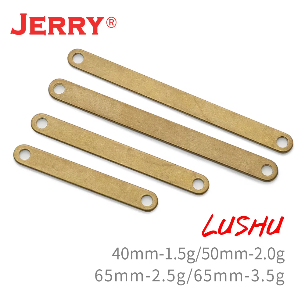 Jerry Lushu Cuchara de latón X-stick Stream para trucha y perca