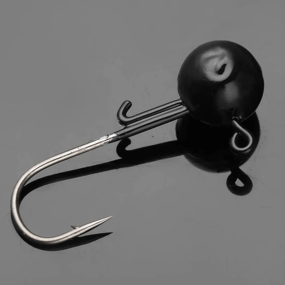 JohnCoo Cabezales de Bola Jig Head – Set para vinilo y sábalo - imagen 4