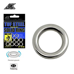 JK Anillos sólidos pesca acero inoxidable 304 – Kit aparejos