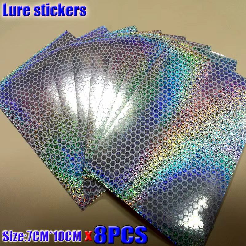 Pegatinas holográficas para señuelos de pesca – colores a elegir - imagen 4