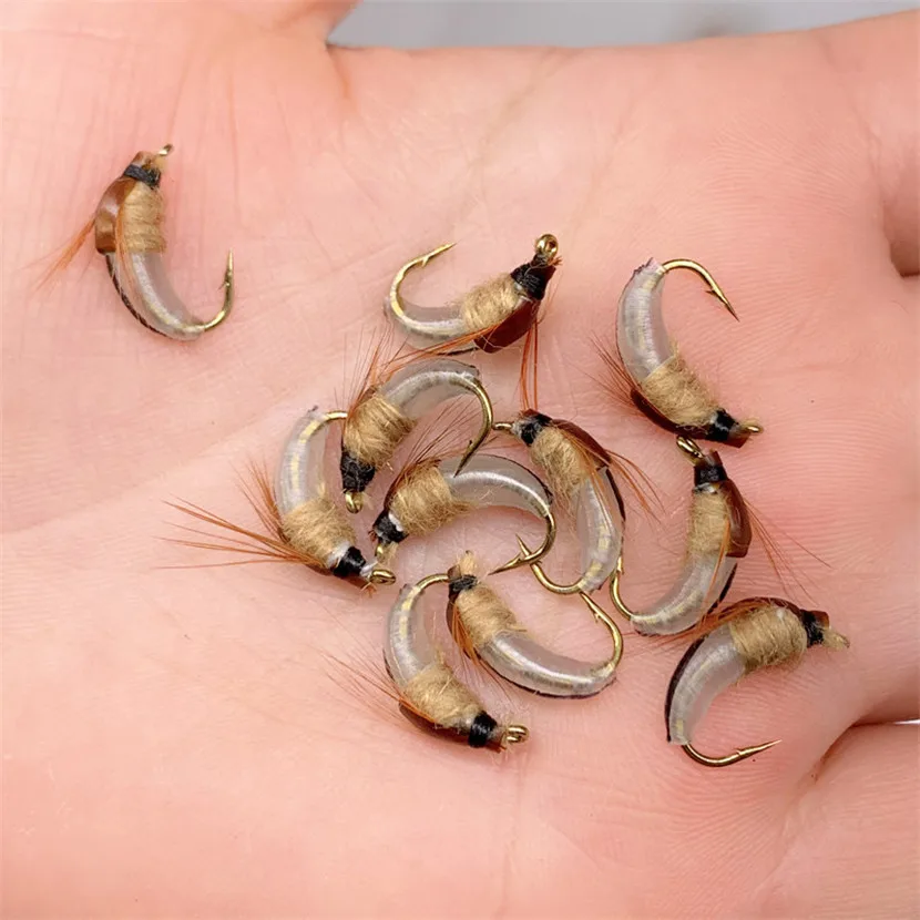 Moscas artificiales realistas Scud para trucha – ninfa serpentina - imagen 4