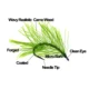 Anzuelos Jig Head para carpa JIGEECARP camuflaje hierba