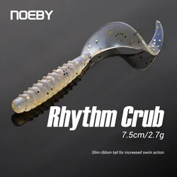 Noeby Vinilo Grub 7,5cm – Señuelo blando cola ancha para mar