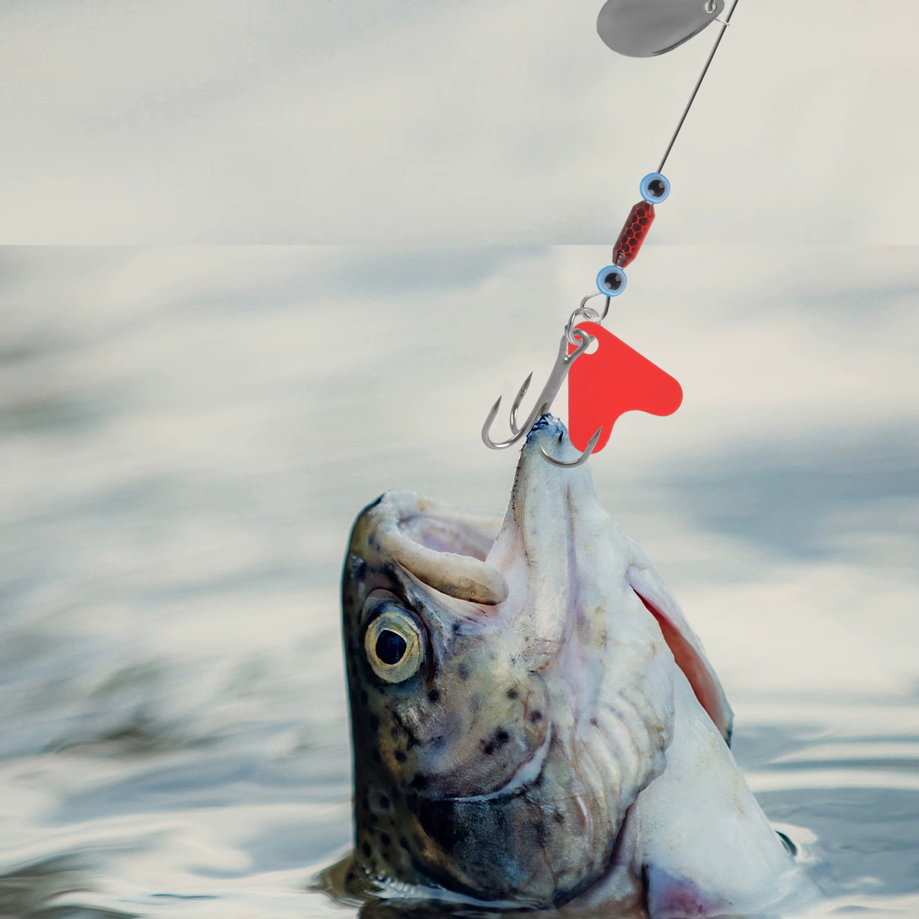 Spinnerbait acero inoxidable Drop Shot – Kit montaje - imagen 5