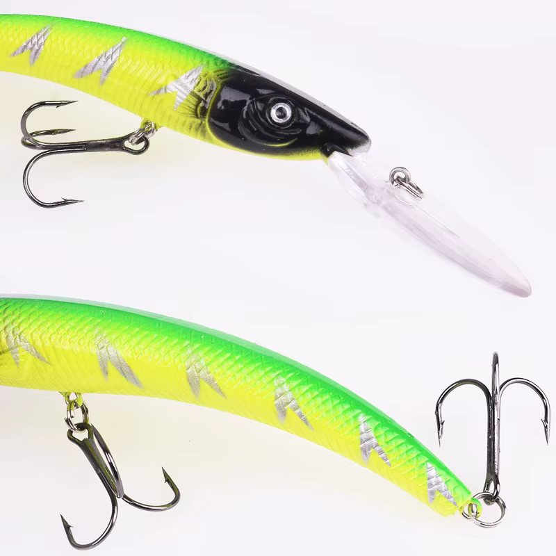Señuelo minnow articulado para lubina y carpa - imagen 3