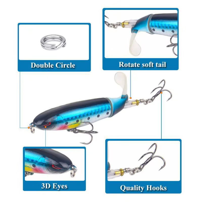 Popper 10cm 13g – Señuelo para Lucio y Lubina - imagen 5
