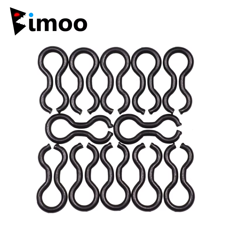 Bimoo broches rápidos de latón para pesca – Conectores giratorios - imagen 2