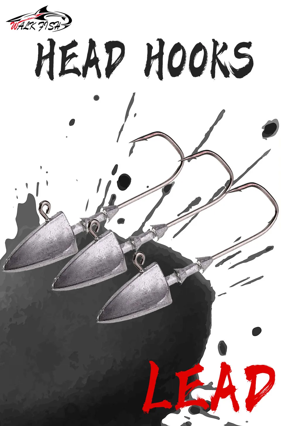 Ganchos de pesca tipo barco WALK FISH