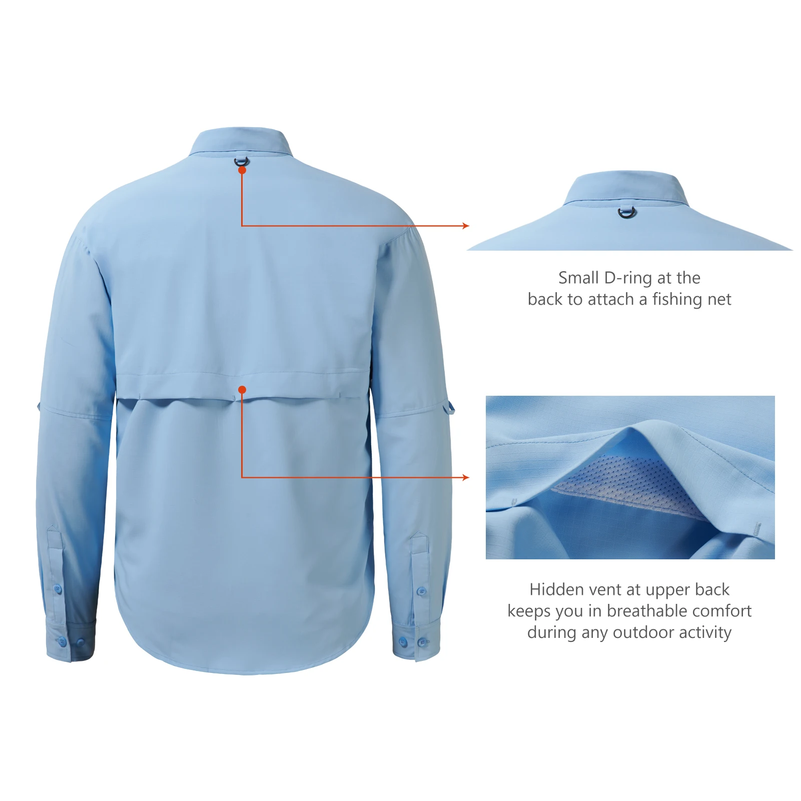 Bassdash FS21M Camisa manga larga pesca UPF 50 - imagen 5