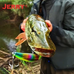 Jerry Flecha Hundimiento Minnow UV Señuelo Lubina Sonajero