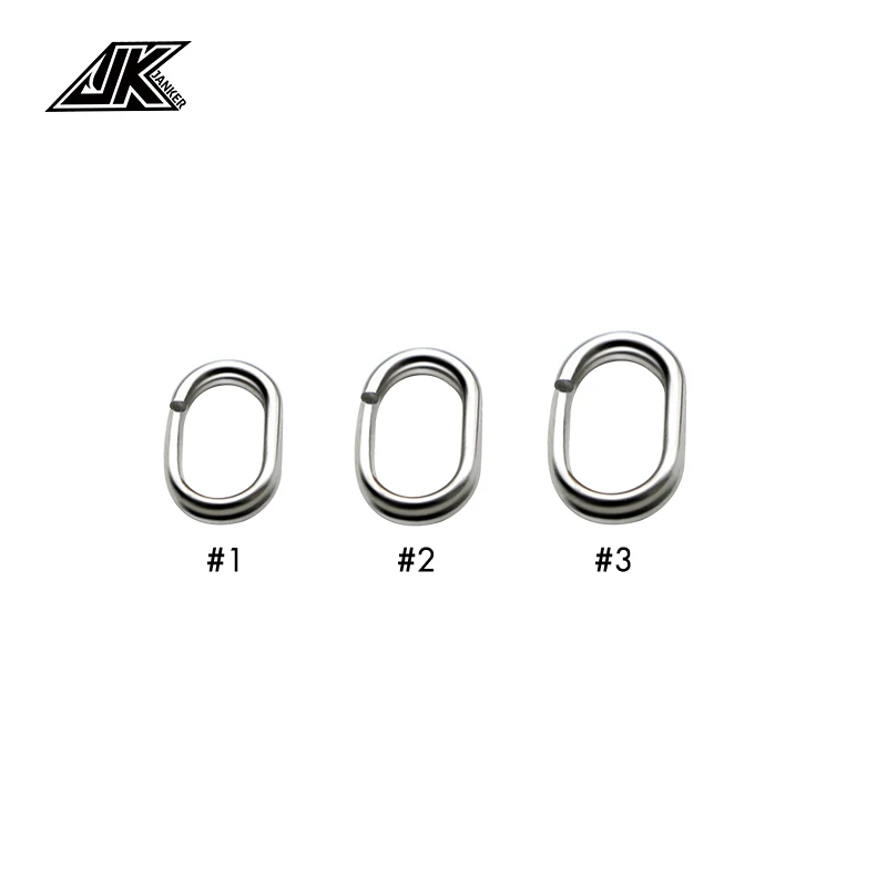 Anillos de conexión JK en acero inoxidable para señuelos - imagen 5