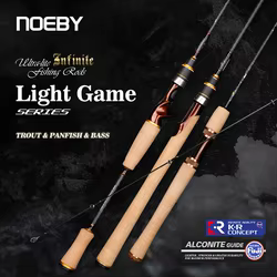 NOEBY caña carbono ultraligera guía Fuji spinning agua dulce
